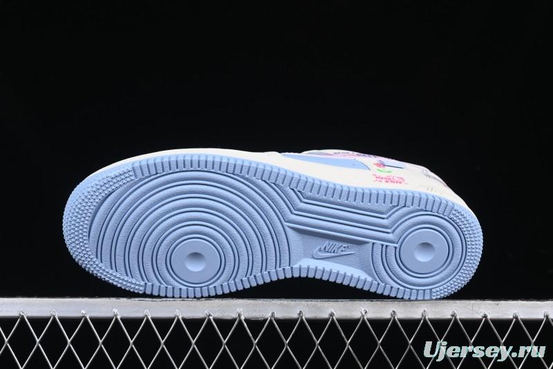 Nike Air Force 1 '07 Low Hello Kitty Comic Series Custom Low-Top Sneakers - DB3301-222