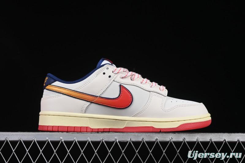 Nike SB Dunk Low Rainbow Gradient Low-Top Casual Skateboard Shoes - HV5749-110