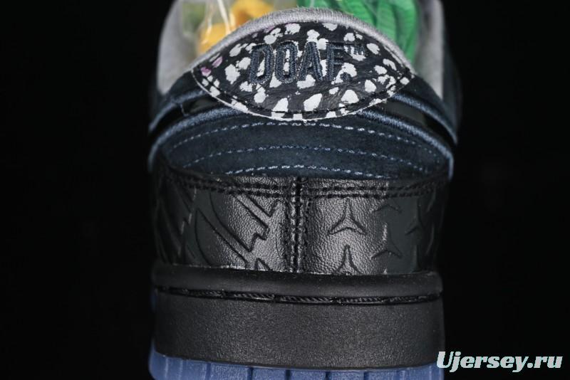 Nike Division Street Dunk Low "Oregon Black" Hidden Colorway Low-Top Casual Sneakers - HV1470-001