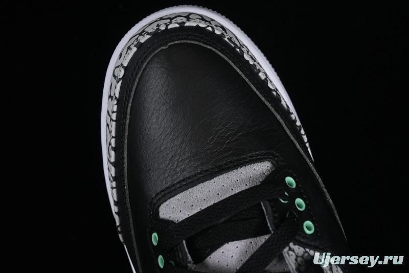 Nike Air Jordan 3 Retro Sneakers Green Glow - CT8532-031