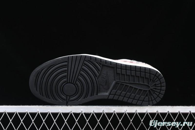 Nike Travis Scott x Fragment Design x Air Jordan 1 Low OG SP AJ1 Low Top Casual Sneakers - DM7866-049