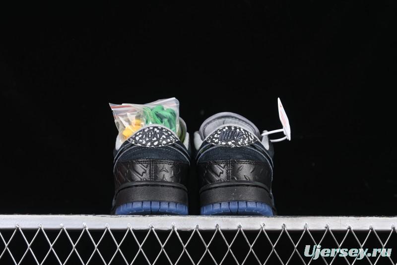 Nike Division Street Dunk Low "Oregon Black" Hidden Colorway Low-Top Casual Sneakers - HV1470-001