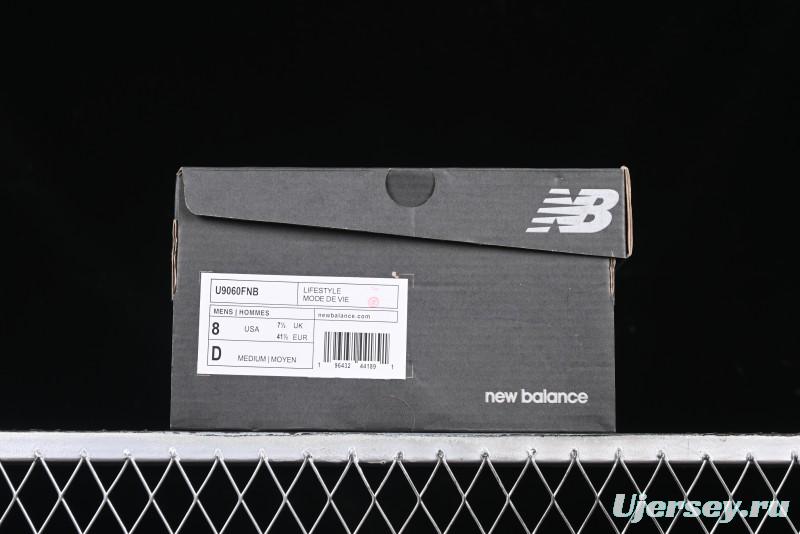 New Balance 9060 Retro Casual Running Sneakers with ABZORB Cushioning Technology - U9060FNB