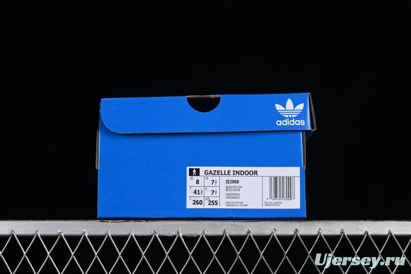 Adidas Originals Gazelle Indoor Retro Casual Slip-Resistant Wear-Resistant Low-Top Sneakers - IE2960