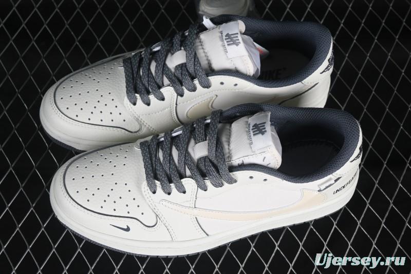 Nike Travis Scott x Fragment Design x Jordan Air Jordan 1 Low OG SP AJ1 UN Collaborative Sneakers - DM7866-018