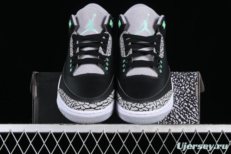 Nike Air Jordan 3 Retro Sneakers Green Glow - CT8532-031