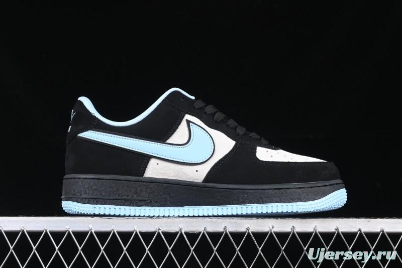 Nike Air Force 1 '07 Low Supreme Collaboration Tiffany Blue Low-Top Casual Sneakers - DF0188-025