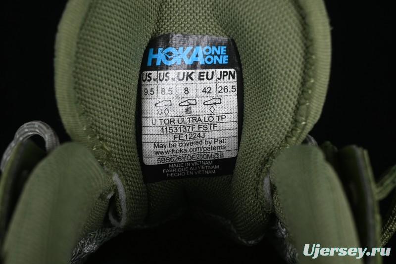 HOKA ONE ONE Tor Ultra Low Round Toe Cushioned Durable Low-Cut Hiking Shoes - 1153137F FSTF