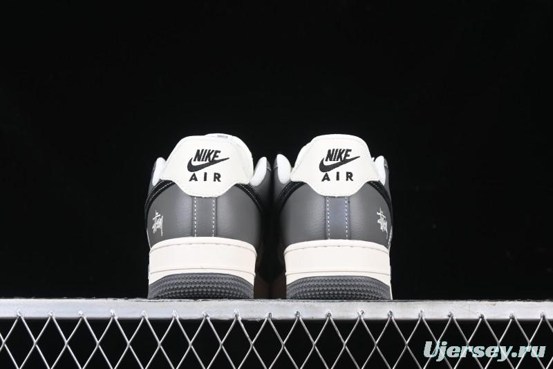 Nike Air Force 1 '07 Low Stussy Collaboration - Nebula Grey Low-Top Casual Sneakers - XZ3328-168