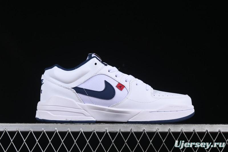 Nike Air Jordan Stadium 90 AJ Casual Sneakers with Midfoot Mesh Panels and Shark Tooth Design - HJ4406-100