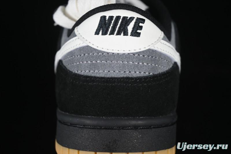 Nike Dunk Low Casual Sneakers in Black-Grey Colorway - HQ1931-001