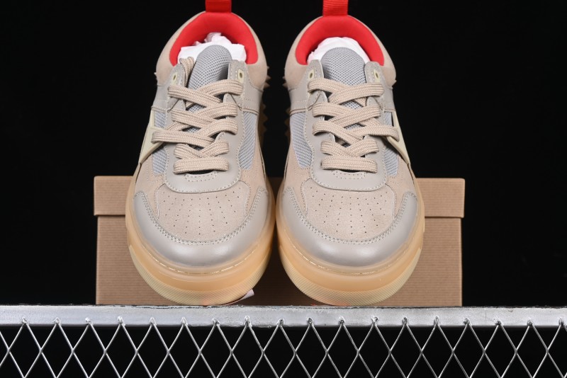 Christian Louboutin Funnyto Flat Comfortable Fashion Low Top Sneakers in Taupe - X.D4