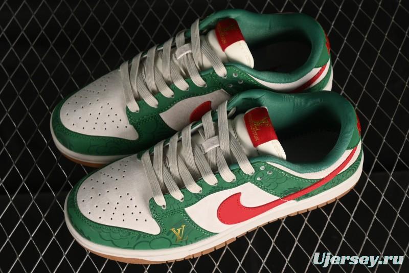 Nike SB Dunk Low Chinese New Year Limited Edition - Little Azure Dragon Anniversary High-End Custom Low-Top Casual Sneakers - XP3802-331