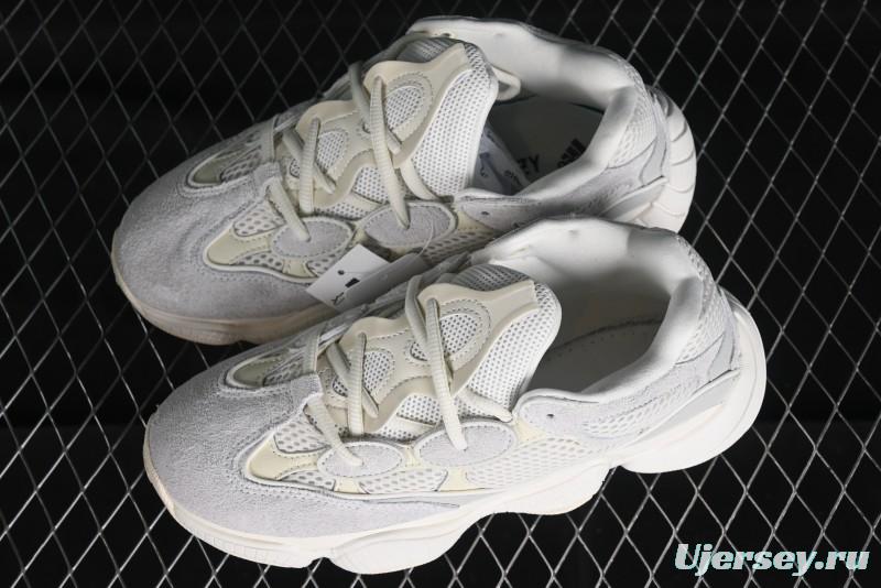 Adidas Yeezy 500 Bone White Casual Running Shoes - FV3573