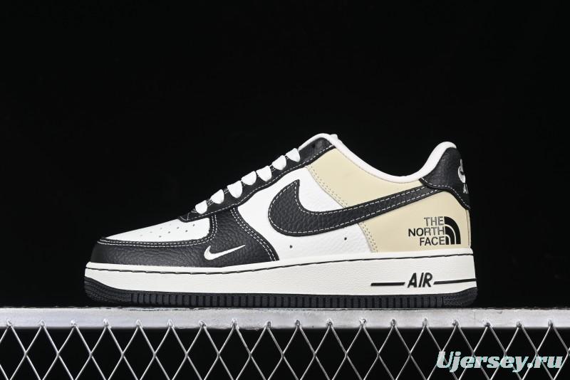 Nike Air Force 1 '07 Low The North Face Collaboration - Black Leather Low-Top Casual Sneakers - CH6336-513