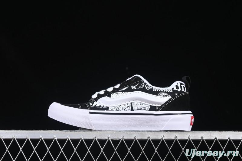 Vans Knu Skool Comfortable Fashion Slip-Resistant Wear-Resistant Low-Top Casual Sneakers - VN000CS0239