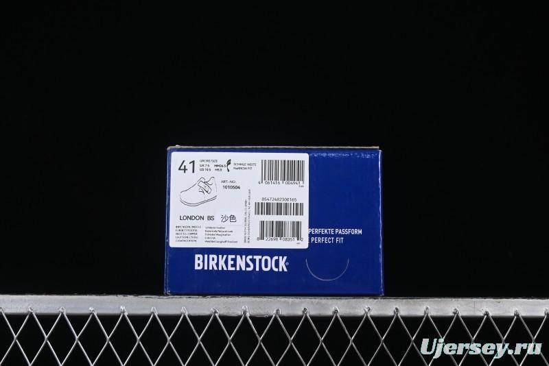 Birkenstock London BS Unisex Slip-On Comfort Shoes with Soft Suede Leather and Lambswool Insole - G.D4