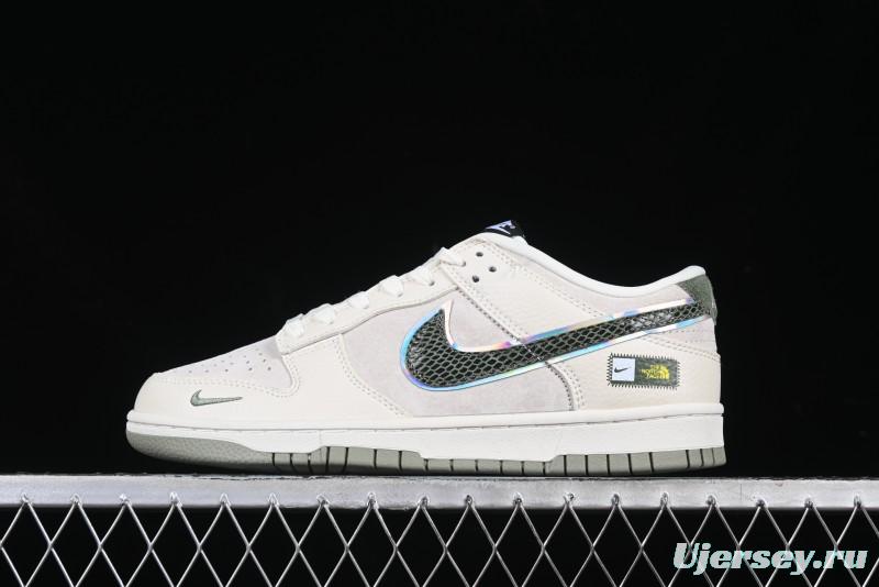 Nike SB Dunk Low The North Face Year of the Snake Anniversary Edition Customized Low-Top Casual Skate Shoes - KK1333-025