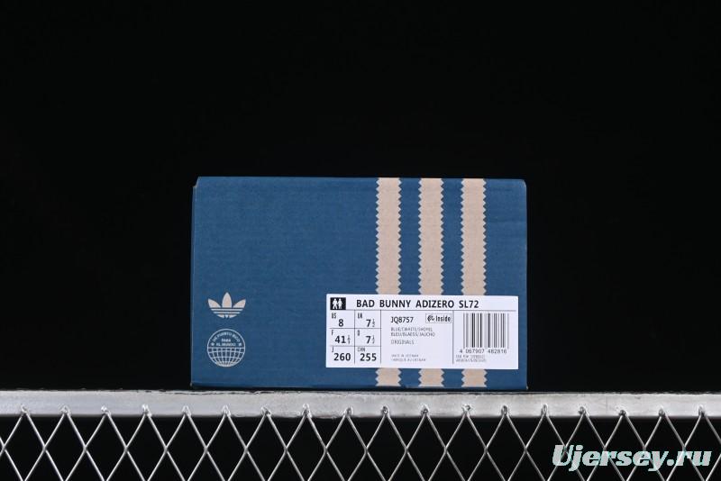 Adidas Bad Bunny Adizero SL 72 Comfortable Low-Top Casual Sneakers - JQ8757