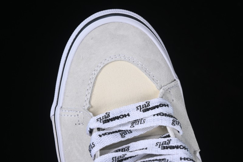 Vans HommeGirls x Sk8-Mid Fashion Casual Mid-Top Suede Skate Shoes with Bold Side Stripes - VN000NBN2VZ
