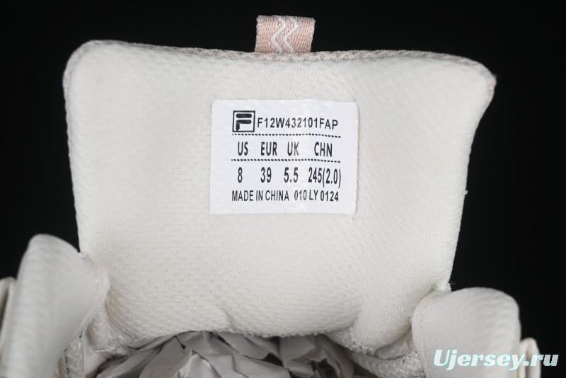 Fila Fusion Retro Mars Running Shoes with Lace-Up Design - F12W432101FAP