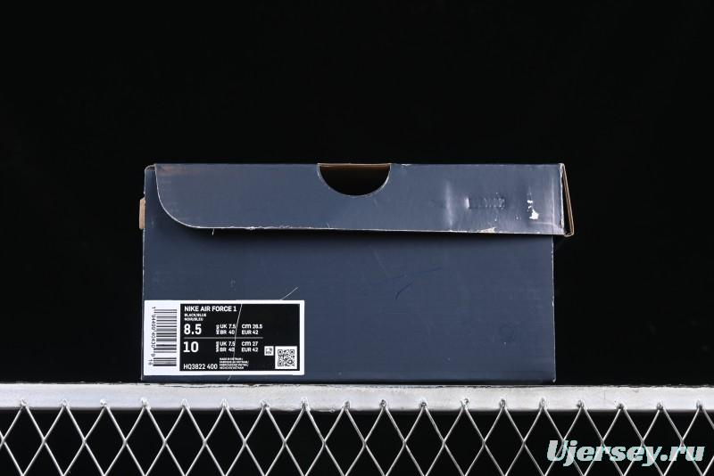 Nike Air Force 1 '07 Low Casual Sneakers in Light Blue with Full-Length Air Cushion - HQ3822-400