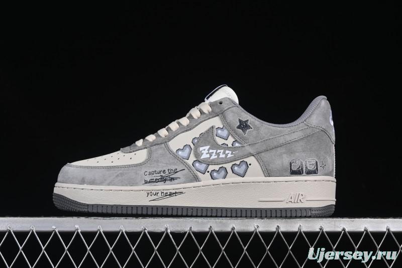 Nike Air Force 1 '07 Low "Lose Heart" Custom Casual Sneakers - CW2288-668