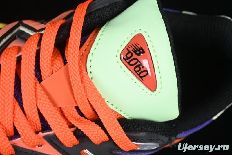 New Balance 9060 Retro Casual Running Sneakers with ABZORB Cushioning Technology - U9060NBX