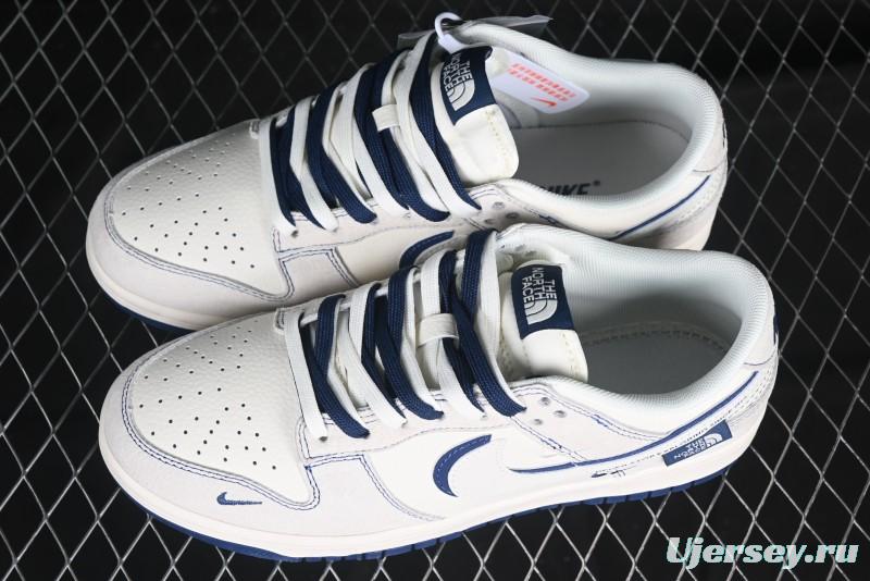 Nike SB Dunk Low The North Face Collaboration Anniversary High-End Custom Low-Top Casual Skate Shoes - DM6868-023
