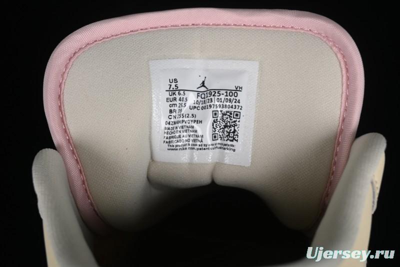 Nike Air Jordan 1 Low AJ1 Khaki Pink Low-Top Lifestyle Basketball Shoes - FQ1925-100