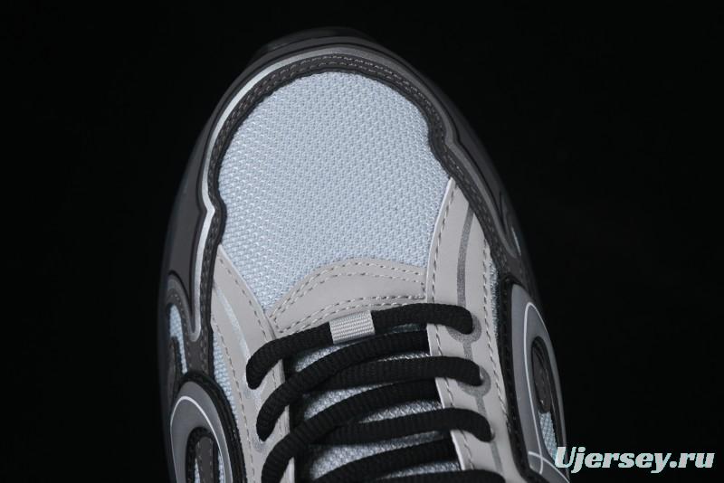 Dior B30 Sneakers with Reflective CD30 Logo and Lightweight Rubber Sole - CD30