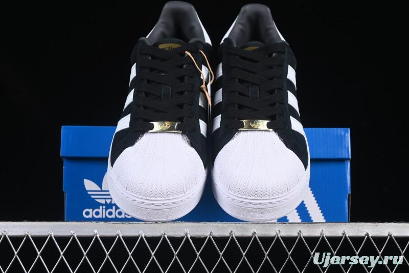 Adidas Originals Superstar XLG Casual Sneakers with Gold Logo Shell Toe and Thick Sole - ID4657