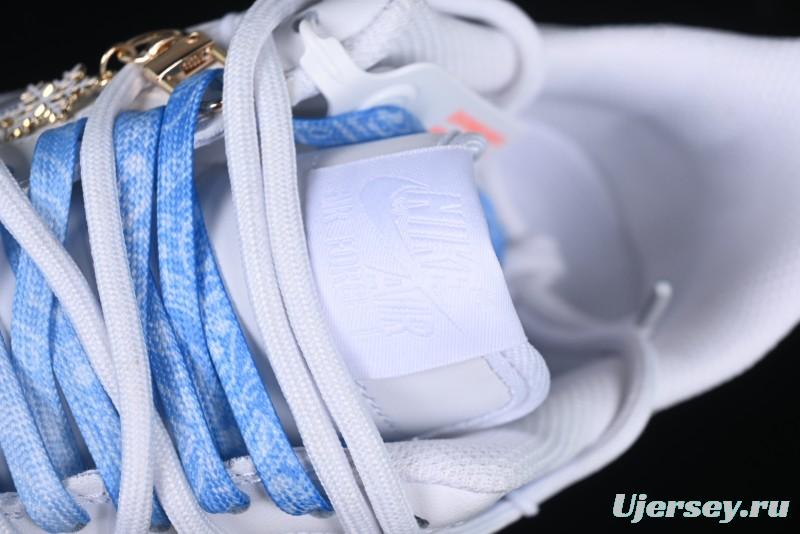 Nike Air Force 1 '07 Low Snow Tie-Dye Casual Sneakers with Lace-Up Closure - ZH0316-057