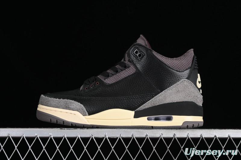 Nike A Ma Maniere x Air Jordan 3 Retro Black Sneakers - FZ4811-001