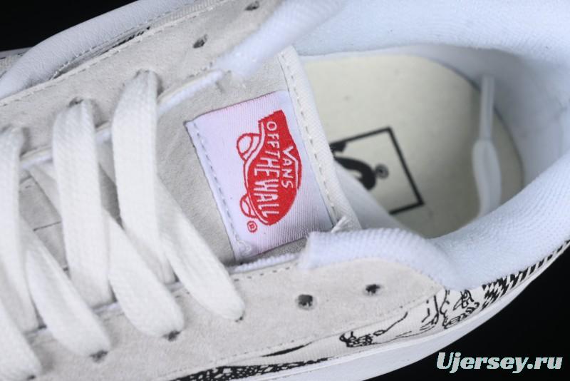 Vans Knu Skool Low-Top Retro Chunky Sneakers with Oversized Logo - VN000CS0239