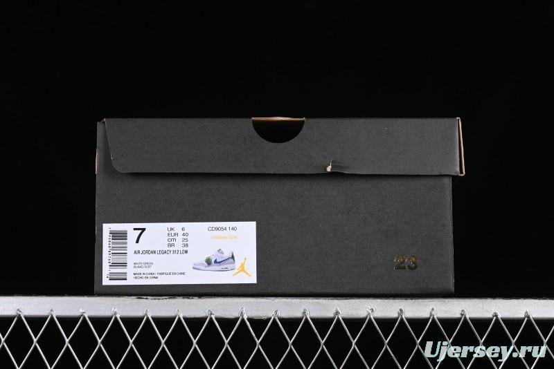 Nike Air Jordan Legacy AJ312 Low Triple Strap Sneakers with Premium Leather - CD9054-140