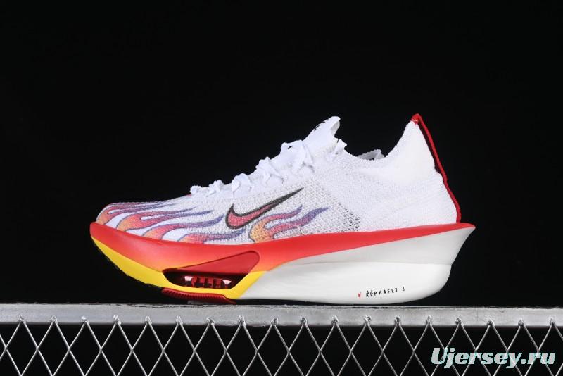 Nike ZoomX Vaporfly NEXT% 3 Marathon Series Foam Ultra-Lightweight Cushioned Running Shoes - HQ3501-100
