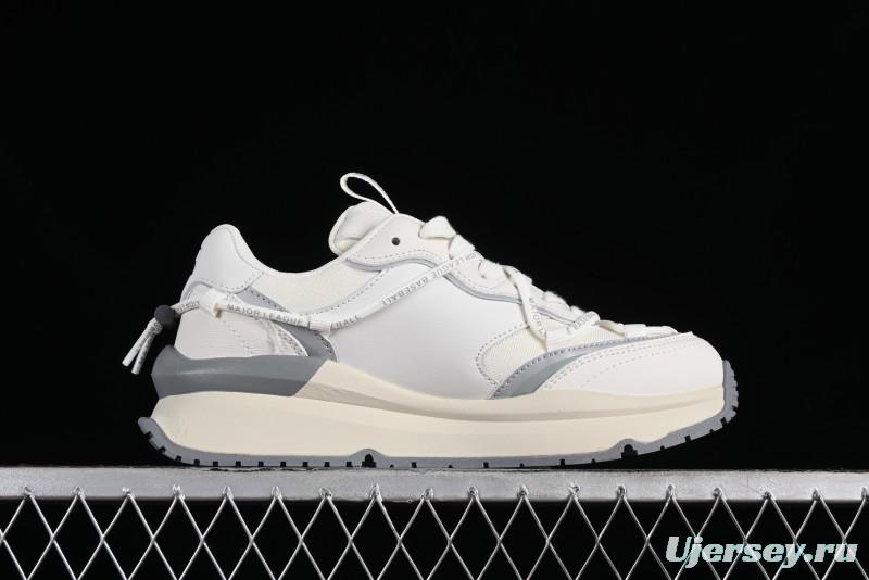New York Yankees Chunky Runner Basic Lace-Up Lightweight Casual Sneakers - 3ASHCRR3N43WHS