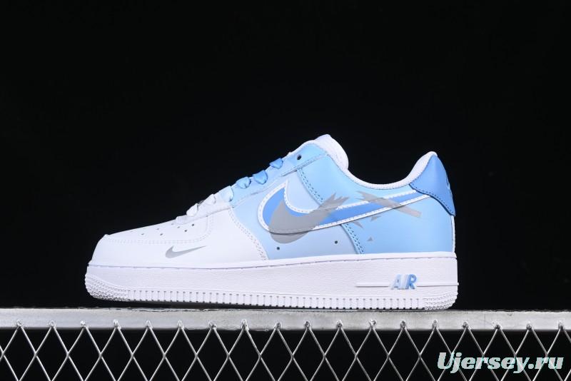 Nike Air Force 1 '07 Low 2D Swoosh Casual Sneakers - CW2288-952