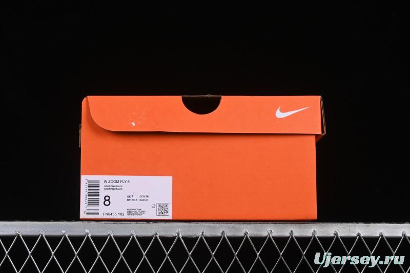 Nike Zoom Fly 6 Lightweight Responsive Running Shoes with Flyknit and React Technology - FN8455-102