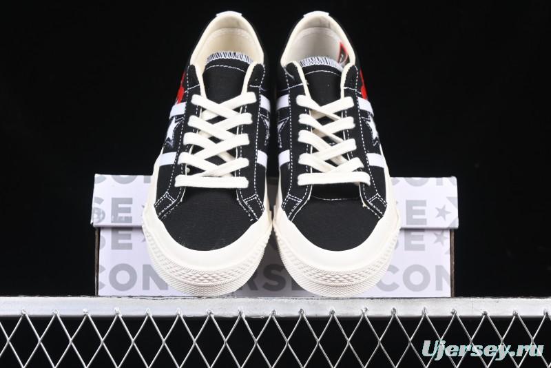 Converse x Play Comme Des Garcons One Star Academy Pro Low Top Casual Sneakers - A09870C