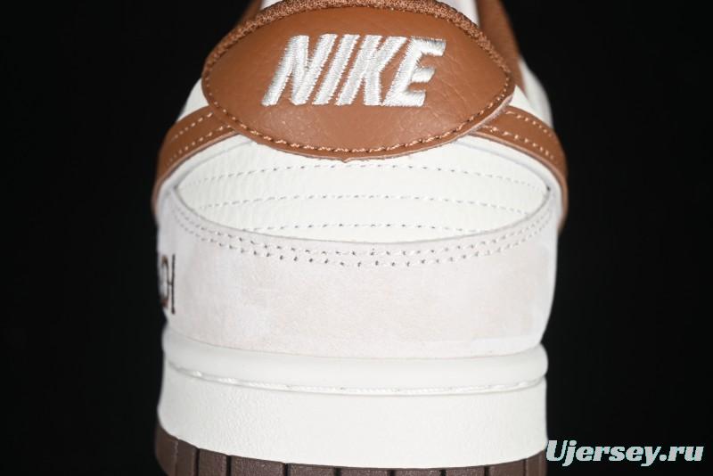 Nike SB Dunk Low Fendi Collaboration Anniversary High-End Custom Low-Top Casual Skate Shoes - DJ2024-057