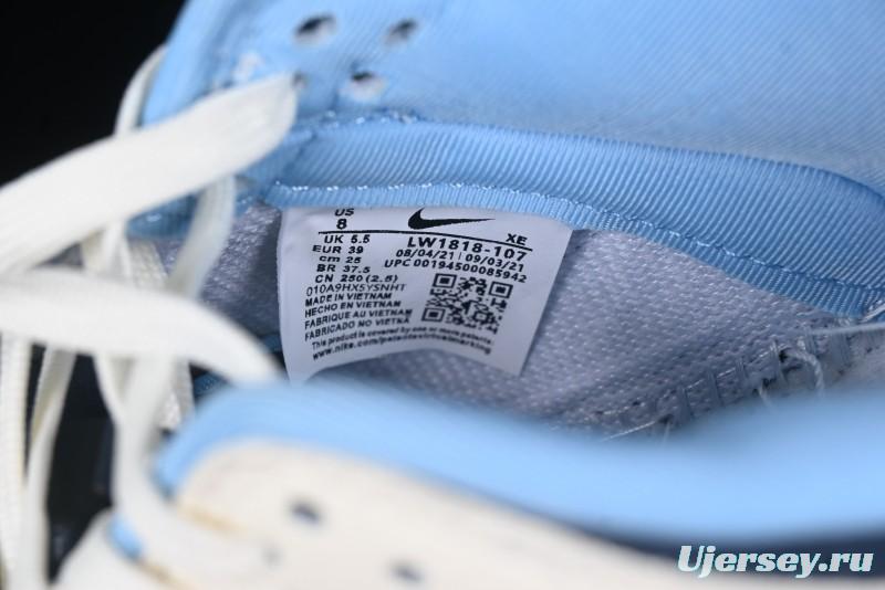 Nike SB Dunk Low Lightning Collaboration - Light Blue Swoosh Anniversary Custom Low-Top Casual Skate Shoes - LW1818-107