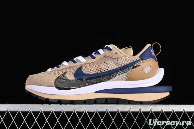 Nike Sacai VaporWaffle 3.0 Deconstructed Running Shoes with Layered Sole - CV1363-102