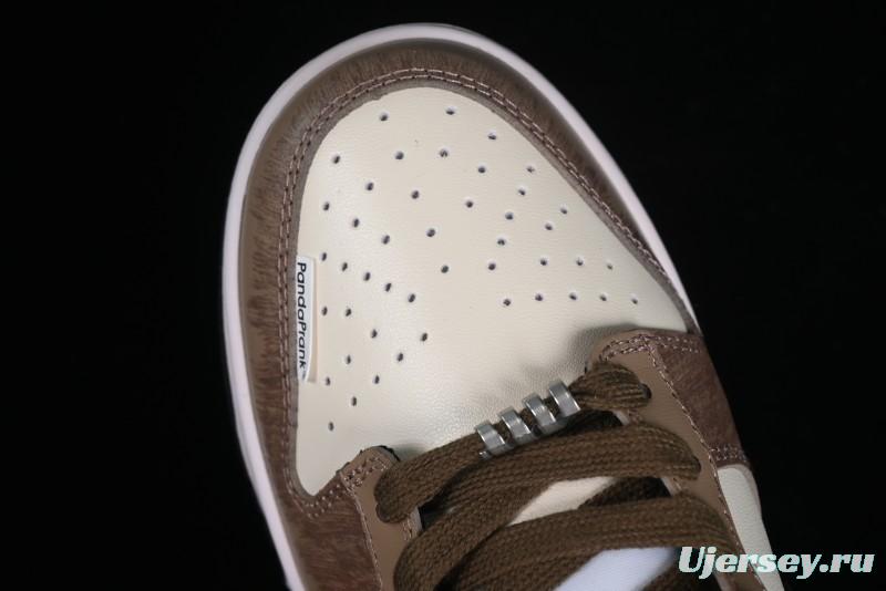 Nike Dunk Low Panda Prank Street Racing Electro Rust Distressed SB Strap Low-Top Casual Sneakers - DD1391-100