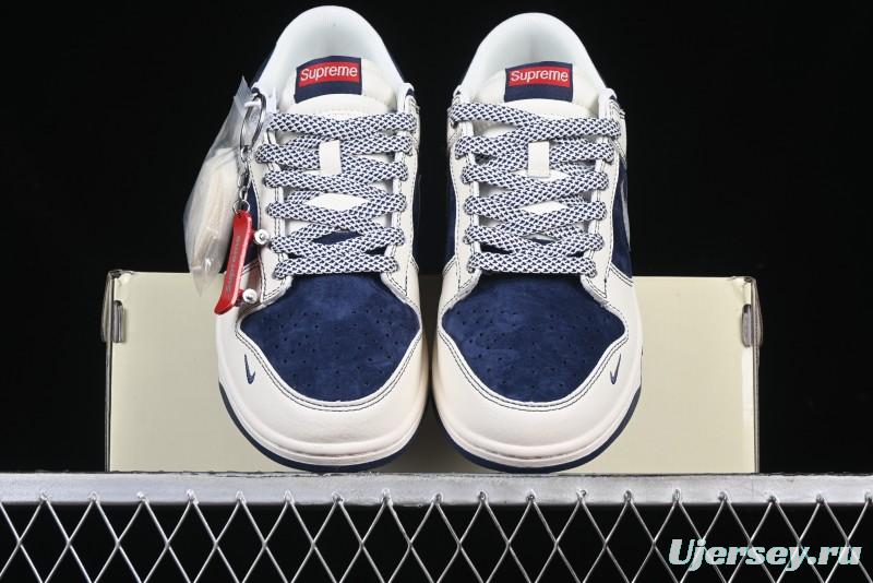 Nike SB Dunk Low Stussy Anniversary Edition Customized Low-Top Casual Sneakers - DM6868-035