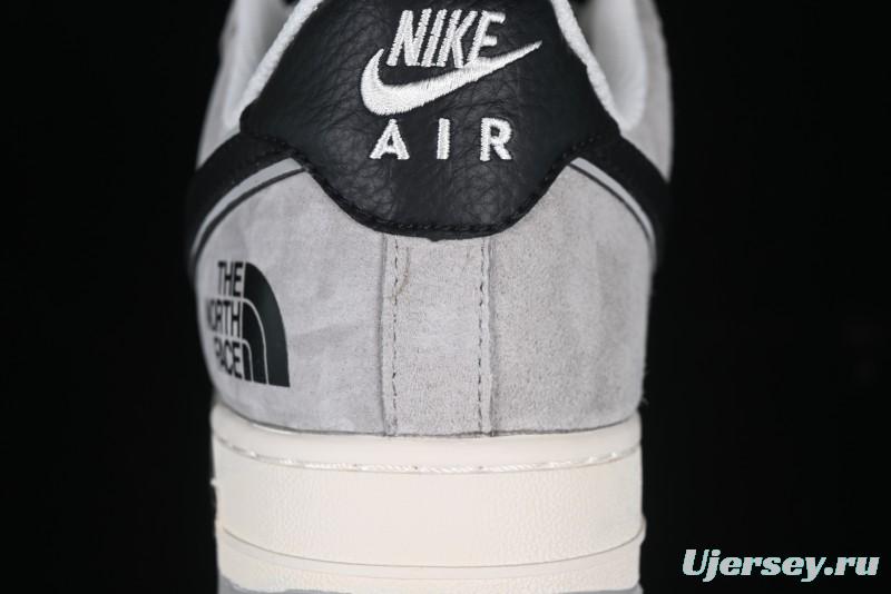 Nike Air Force 1 '07 Low The North Face Collaboration Grey Suede Casual Sneakers - XZ6188-763