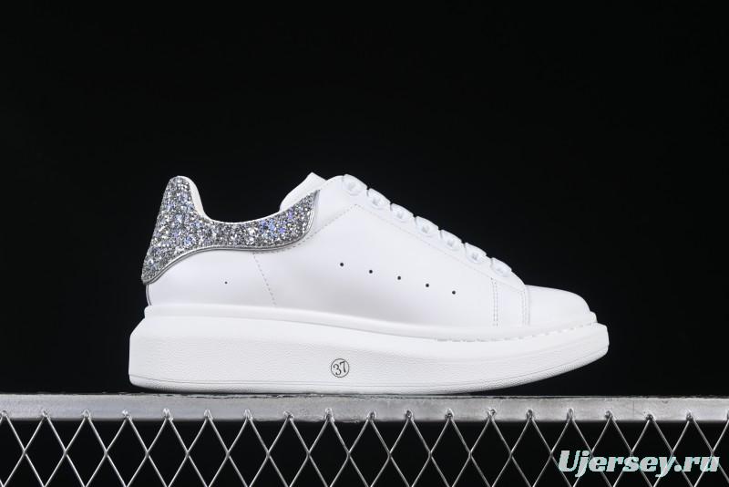 Alexander McQueen Oversized Sneakers with White Crystals - D.E5