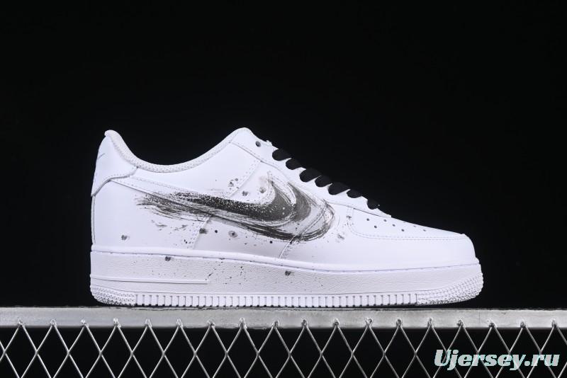 Nike Air Force 1 '07 Low Casual Sneakers with Chinese Ink Painting Design - ZH0316-062