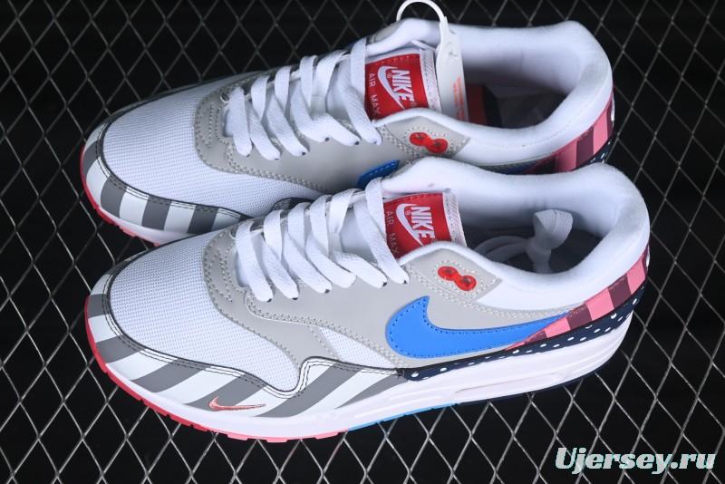 Nike Air Max 1 Retro Running Shoes with Half-Sole Air Cushion - AT3057-100